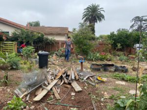 Vera House Community Garden being Razed